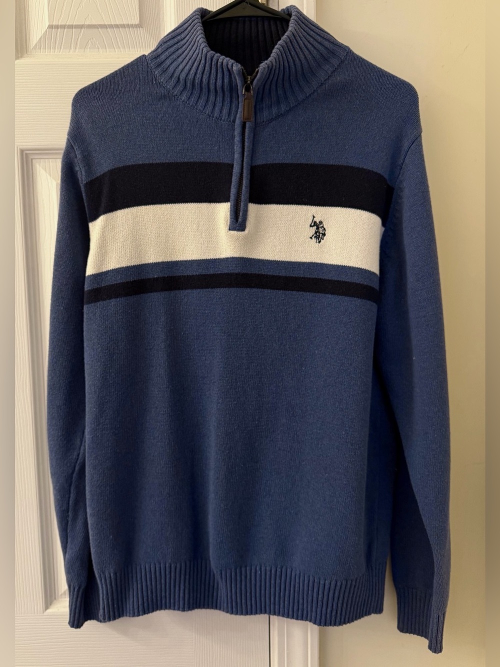 U.S. Polo Assn. Men’s Quarter Zip Knit Sweater